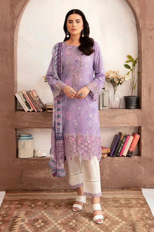 Picture of Ramsha - Rangrez Embroidered Lawn Collection Vol 7 - N-708 - Unstitched - Available at Raja Sahib