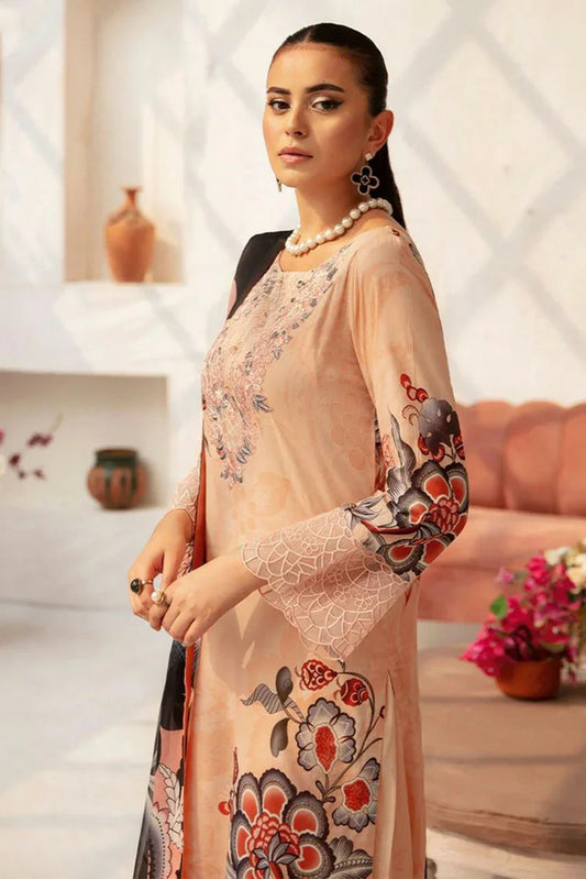 Picture of Ramsha - Rangrez Embroidered Lawn Collection Vol 7 - N-710 - Unstitched - Available at Raja Sahib