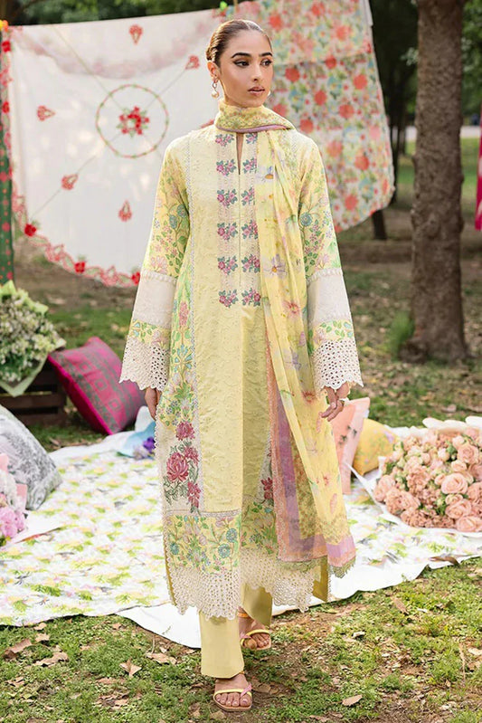 Picture of Rajbari - Schiffli Printkari Exclusive Lawn Collection - Schiffli Printkari-11 - Unstitched - Available at Raja Sahib