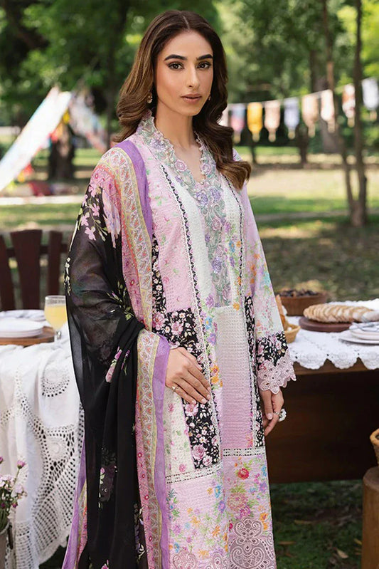 Picture of Rajbari - Schiffli Printkari Exclusive Lawn Collection - Schiffli Printkari-01 - Unstitched - Available at Raja Sahib