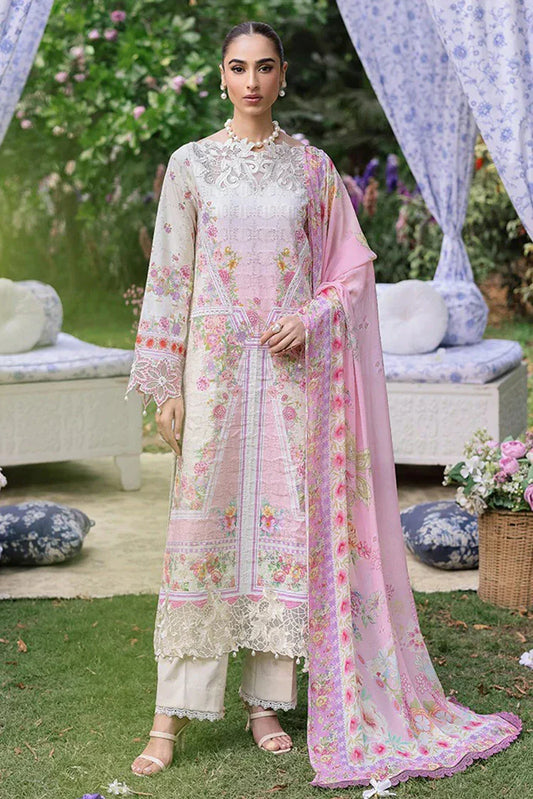 Picture of Rajbari - Schiffli Printkari Exclusive Lawn Collection - Schiffli Printkari-07 - Unstitched - Available at Raja Sahib
