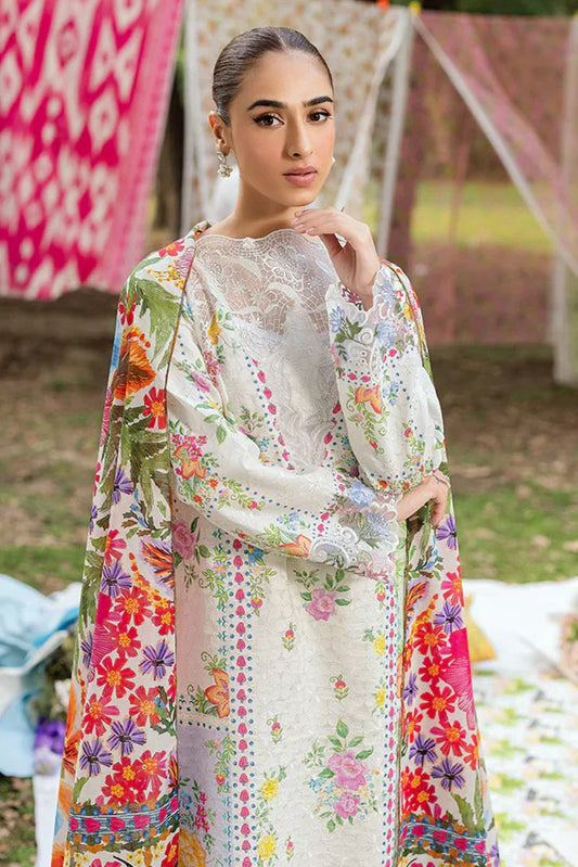 Picture of Rajbari - Schiffli Printkari Exclusive Lawn Collection - Schiffli Printkari-08 - Unstitched - Available at Raja Sahib