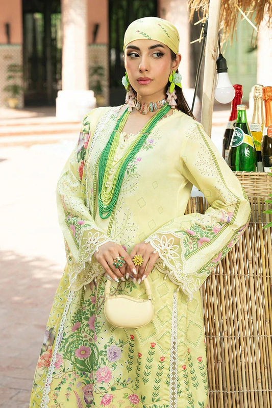 Picture of Sardinia - Cocktail Lawn Collection - 01 LEMON SPRITZ - Unstitched - Available at Raja Sahib