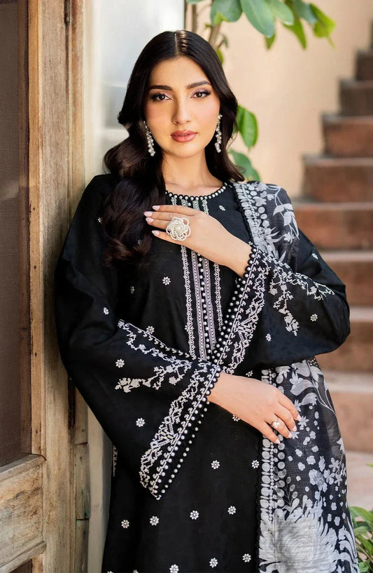 Picture of Zarif - Nura Textured Lawn Summer Essentials - 10 MILHA - Unstitched - Available at Raja Sahib