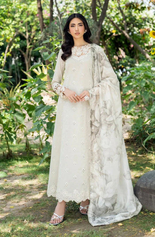 Picture of Zarif - Nura Textured Lawn Summer Essentials - 02 ISARA - Unstitched - Available at Raja Sahib
