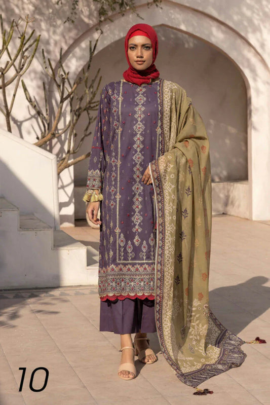 Picture of Gul e Zarki - Dua Collection - Design 10 - Unstitched - Available at Raja Sahib