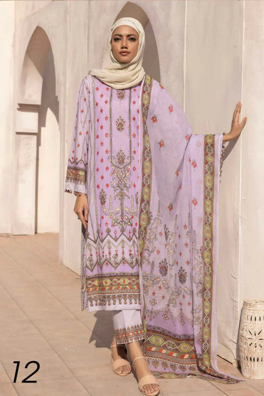 Picture of Gul e Zarki - Dua Collection - Design 12 - Unstitched - Available at Raja Sahib