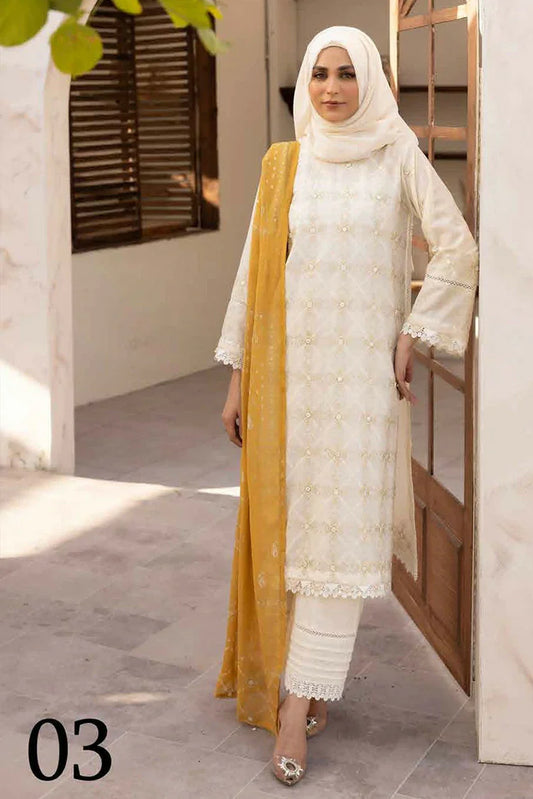Picture of Gul e Zarki - Dua Collection - Design 03 - Unstitched - Available at Raja Sahib
