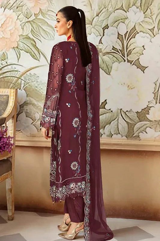 Picture of Ramsha - Sangeet Embroidered Chiffon Collection Vol 3 - B-305 - Unstitched - Available at Raja Sahib