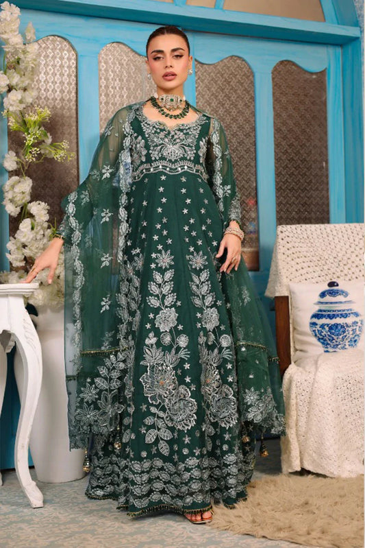 Picture of Signy - Elara Luxury Formal Collection - SG-02 Emerald Veil - Unstitched - Available at Raja Sahib