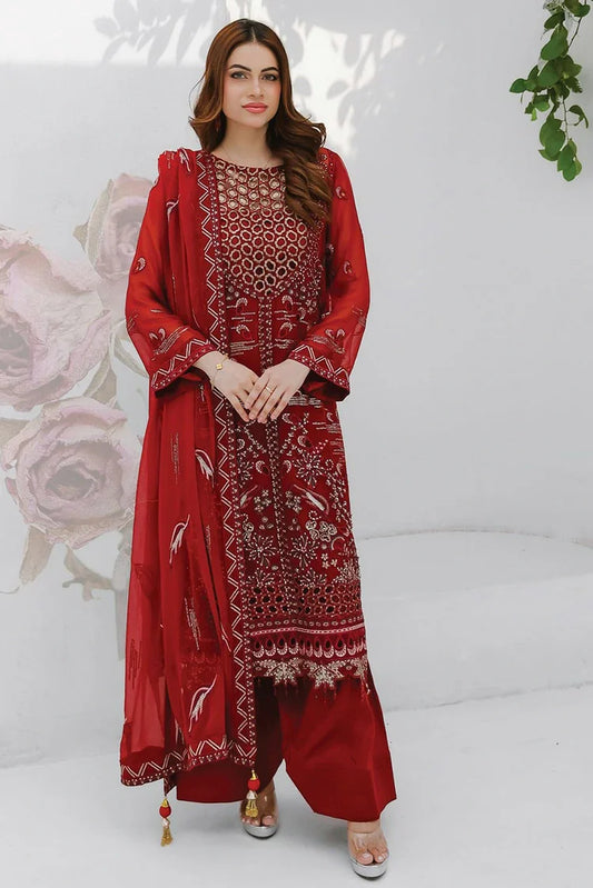 Picture of Zebtan - Rozal Luxury Chiffon Collection - RZ-08 - Unstitched - Available at Raja Sahib