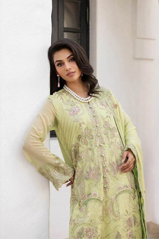 Picture of Freesia - Noir Luxury Chiffon Collection - FS-50086 Annisa - Unstitched - Available at Raja Sahib