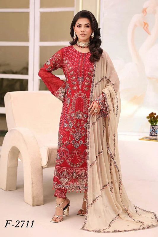 Picture of Ramsha - Chiffon Collection Vol 27 - F-2711 - Unstitched - Available at Raja Sahib