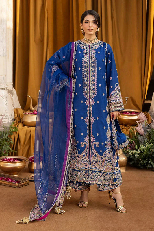 Picture of Zarizaa - Almari e Naaz Semi Formal Ensembles - 10 CHASHAM - Unstitched - Available at Raja Sahib
