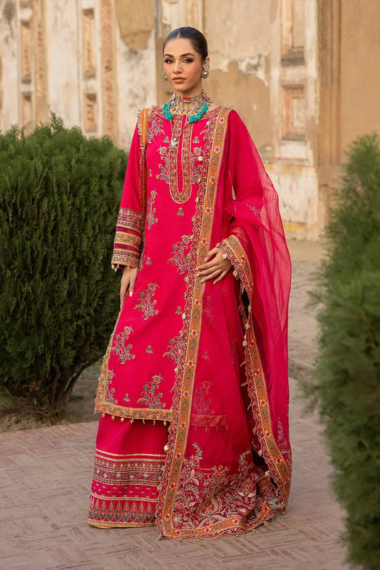 Picture of Zarizaa - Almari e Naaz Semi Formal Ensembles - 12 GHULABI GHULAB - Unstitched - Available at Raja Sahib