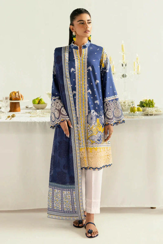 Picture of Qalamkar - Qprints Collection - Hina PQ-2A - Unstitched - Available at Raja Sahib