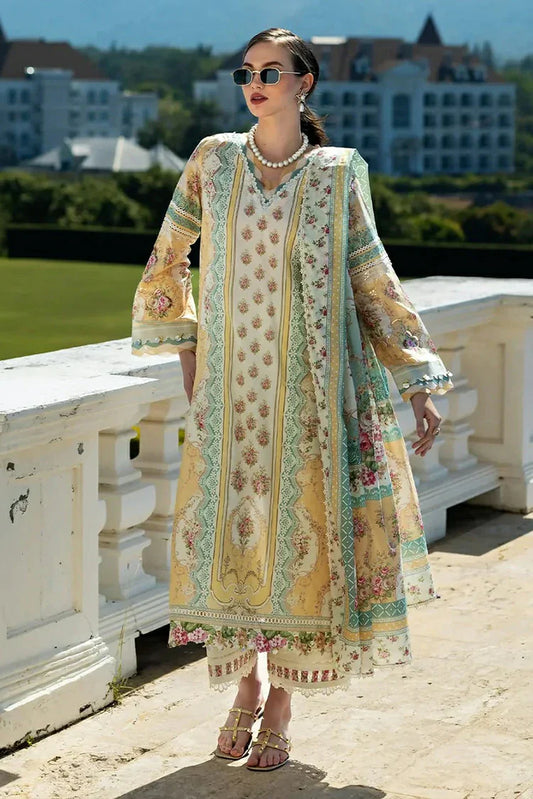 Picture of Elaf - Premium Prints Summer Collection - EPE-03A ELARA’S EMBRACE - Unstitched - Available at Raja Sahib