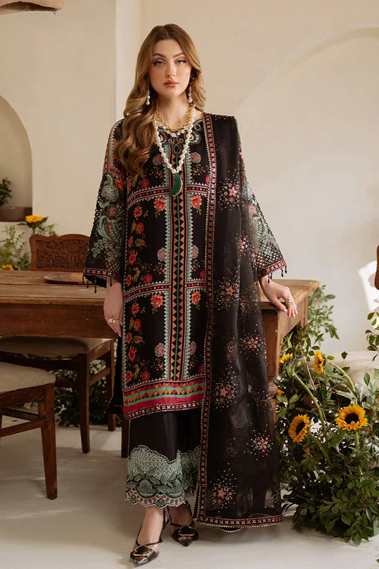 Picture of Nureh - Amaya Embroidered & Printed Chiffon Collection Vol 1 - AM-11 - Unstitched - Available at Raja Sahib