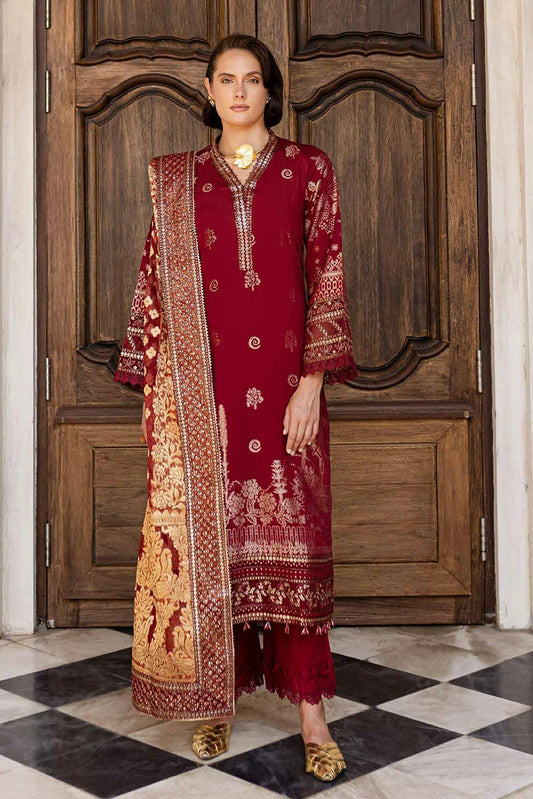 Picture of Nureh - Maya Embroidered Lawn Jacquard Collection Vol 1 - NE-155 - Unstitched - Available at Raja Sahib