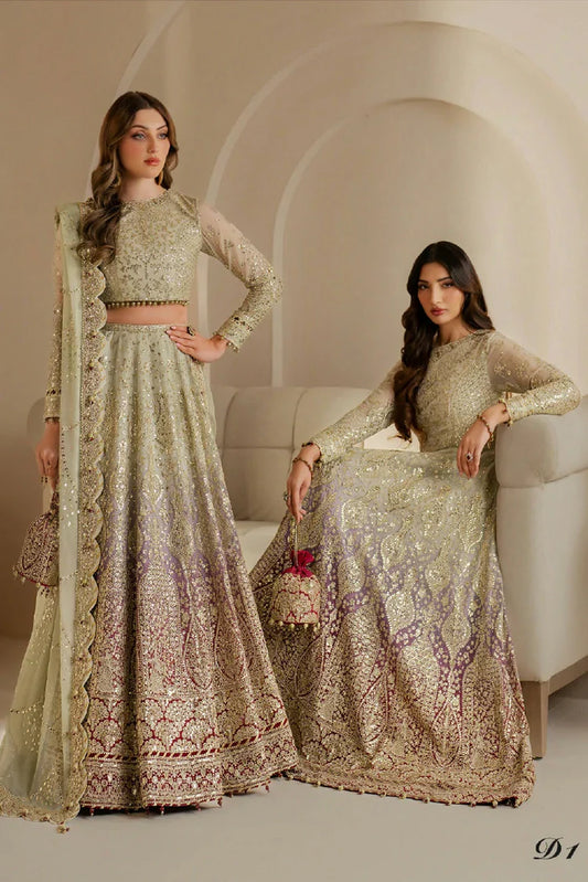 Picture of Jazmin - Wedding Formals Luxury Edit - Design 01 - Unstitched - Available at Raja Sahib