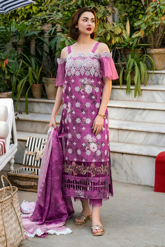 Picture of Asifa & Nabeel - Gulkari Summer Resort Collection - Aura (GKL-12) - Unstitched - Available at Raja Sahib