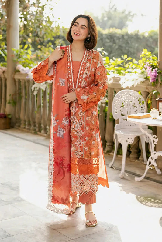 Picture of Asifa & Nabeel - Gulkari Summer Resort Collection - Citrus Glow (GKL-08) - Unstitched - Available at Raja Sahib