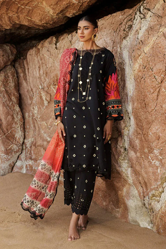 Picture of Charizma - Sheen Chunri Embroidered Printed Lawn Edition Vol 1 - SH5-02 - Unstitched - Available at Raja Sahib