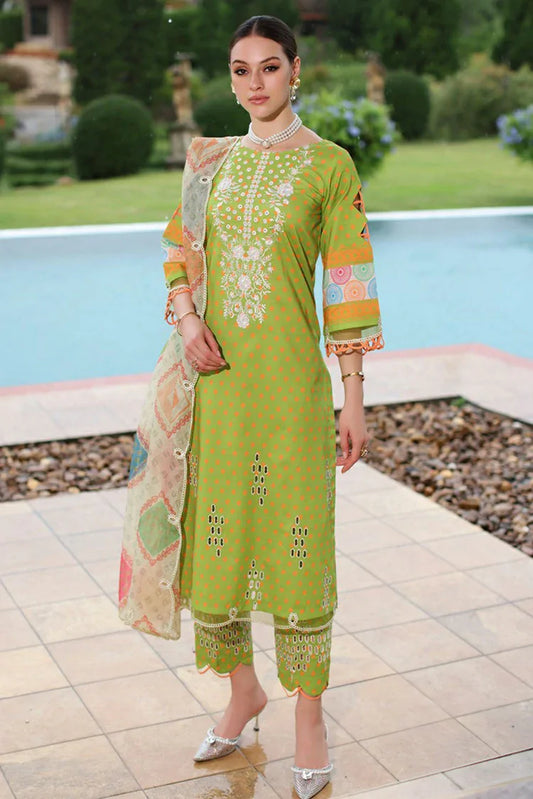 Picture of Charizma - Sheen Chunri Embroidered Printed Lawn Edition Vol 1 - SH5-06 - Unstitched - Available at Raja Sahib