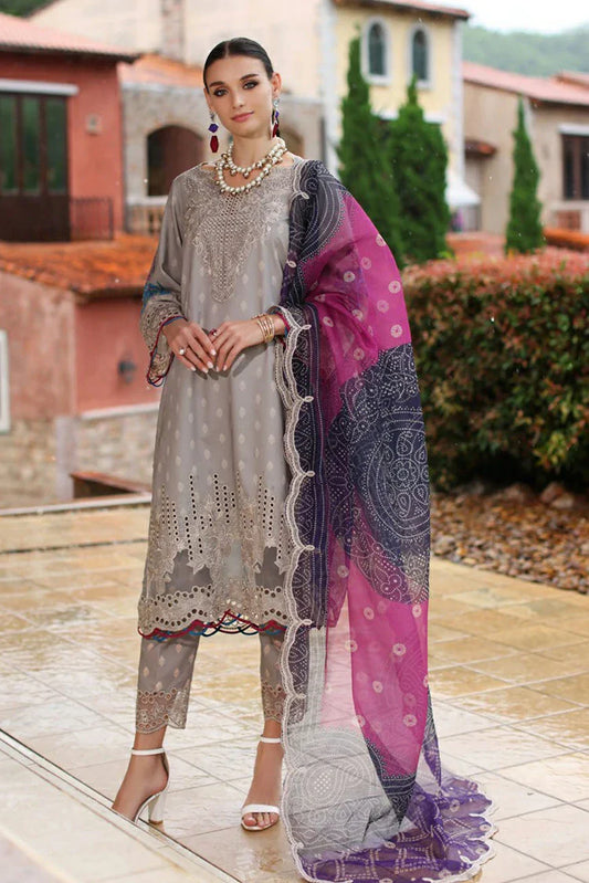 Picture of Charizma - Sheen Chunri Embroidered Printed Lawn Edition Vol 1 - SH5-08 - Unstitched - Available at Raja Sahib