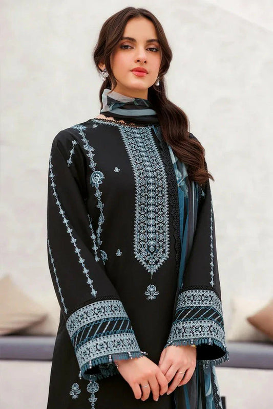 Picture of Farasha - Bahaar Embroidered Lawn Collection - 03 Opal Mirage - Unstitched - Available at Raja Sahib