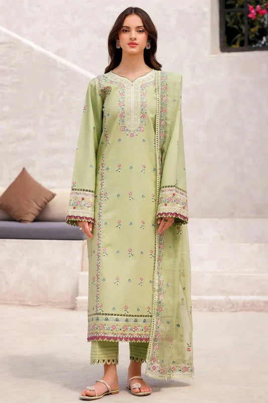 Picture of Farasha - Bahaar Embroidered Lawn Collection - 06 Tropical Orchid - Unstitched - Available at Raja Sahib