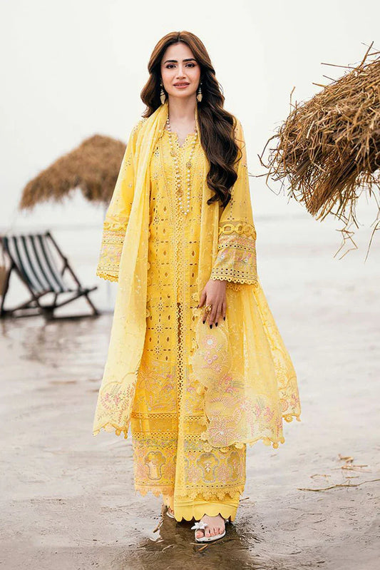 Picture of Nureh - Khuwab Embroidered And Embellished Swiss Voil Lawn Collection - NE-144 - Unstitched - Available at Raja Sahib