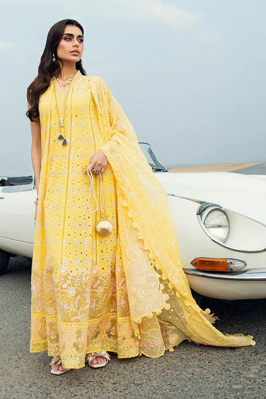 Picture of Nureh - Khuwab Embroidered And Embellished Swiss Voil Lawn Collection - NE-144 - Unstitched - Available at Raja Sahib