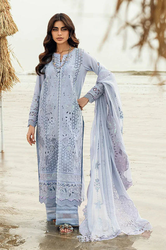 Picture of Nureh - Khuwab Embroidered And Embellished Swiss Voil Lawn Collection - NE-150 - Unstitched - Available at Raja Sahib