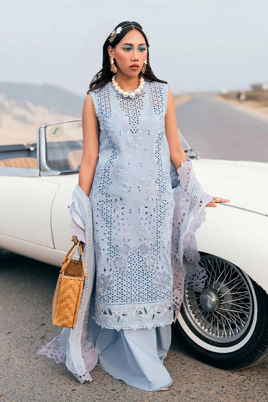 Picture of Nureh - Khuwab Embroidered And Embellished Swiss Voil Lawn Collection - NE-150 - Unstitched - Available at Raja Sahib