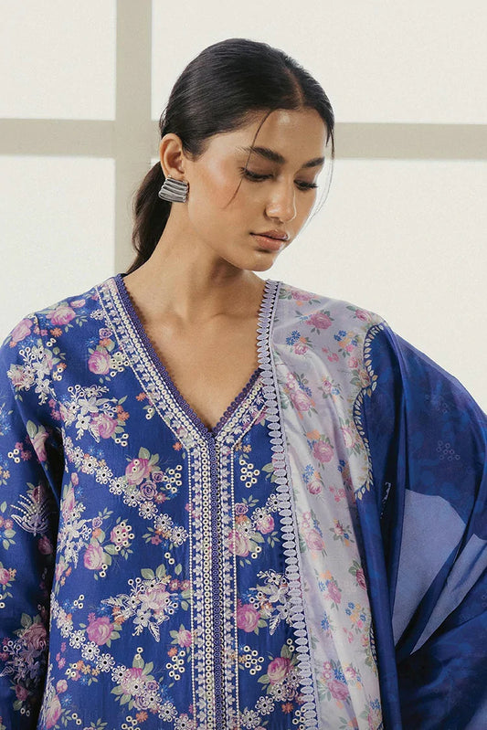 Picture of Ayzel - Amore Summer Embroidered Lawn Collection - AL-25-V4-09 CELETE - Unstitched - Available at Raja Sahib