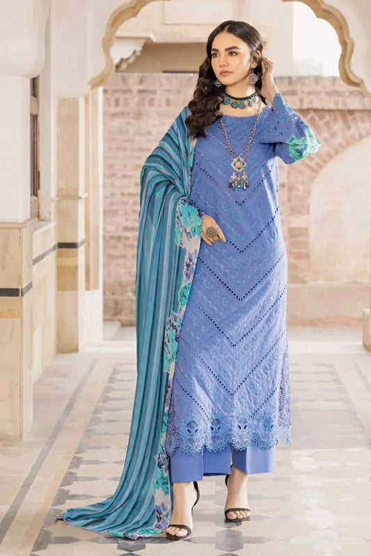 Picture of Charizma - Andaaz Embroidered Lawn Collection Vol 1 - AD4-01 - Unstitched - Available at Raja Sahib
