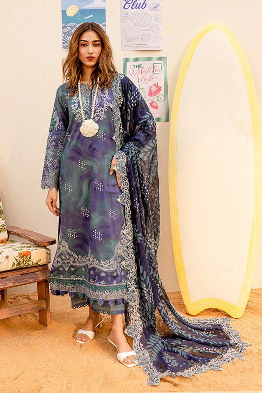 Picture of Nureh - Gardenia Embroidered Chikankari Lawn Collection Vol 1 - NSG-186 - Unstitched - Available at Raja Sahib