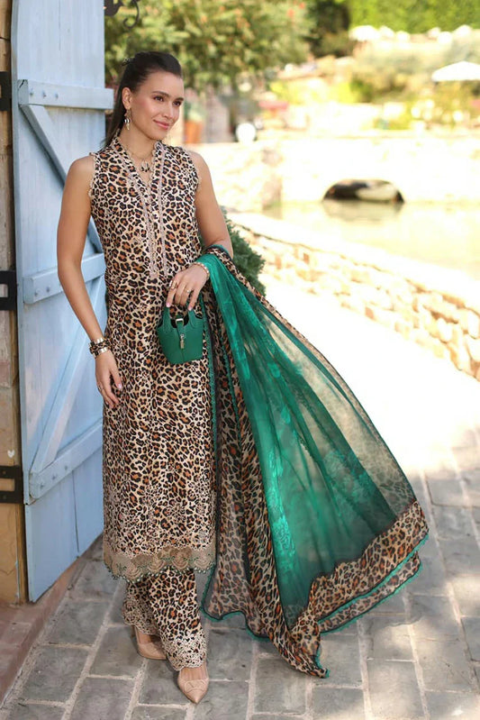 Picture of Noor by Saadia Asad - Noor Luxe Chikenkari Collection - Design 2A - Unstitched - Available at Raja Sahib