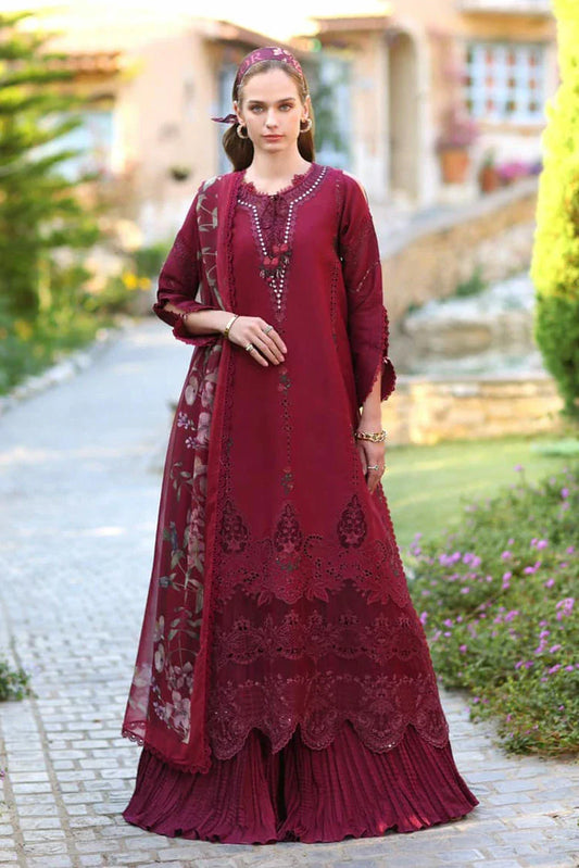 Picture of Noor by Saadia Asad - Noor Luxe Chikenkari Collection - Design 6A - Unstitched - Available at Raja Sahib