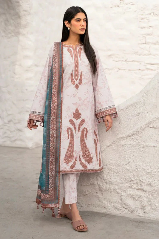 Picture of Jazmin - Summer Basic Collection - EMBROIDERED LAWN USE-9117 - Unstitched - Available at Raja Sahib