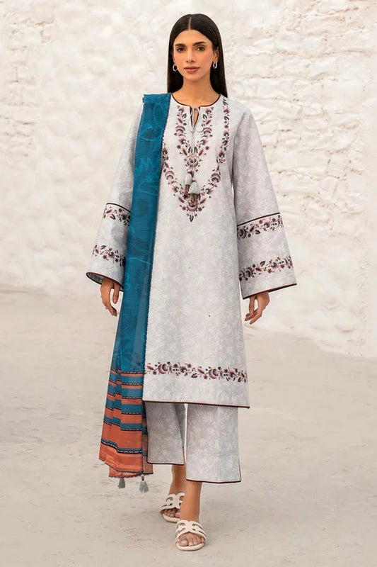Picture of Jazmin - Summer Basic Collection - EMBROIDERED LAWN USE-9119 - Unstitched - Available at Raja Sahib