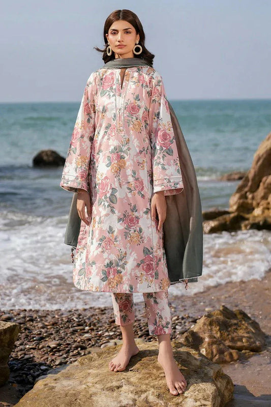 Picture of Jazmin - Summer Basic Collection - DIGITAL PRINTED LAWN USE-9166 - Unstitched - Available at Raja Sahib