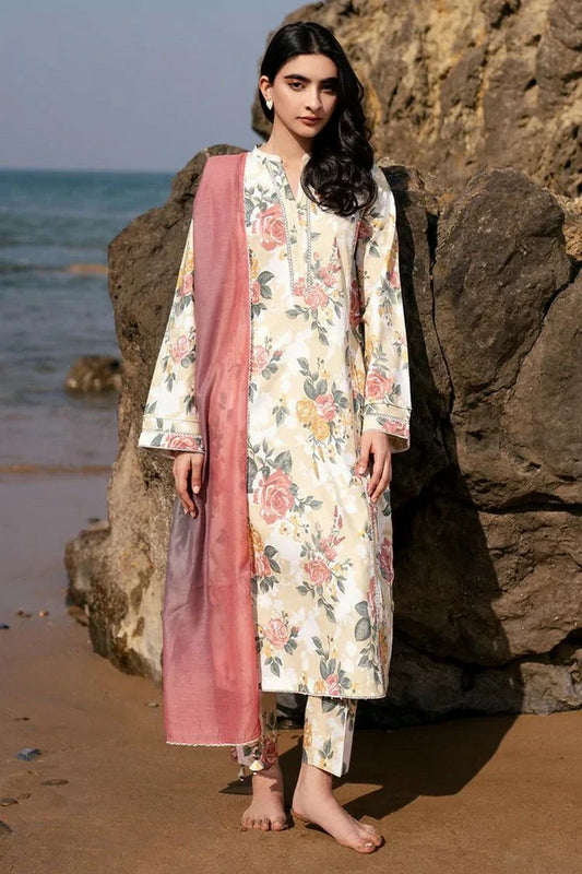 Picture of Jazmin - Summer Basic Collection - DIGITAL PRINTED LAWN USE-9167 - Unstitched - Available at Raja Sahib