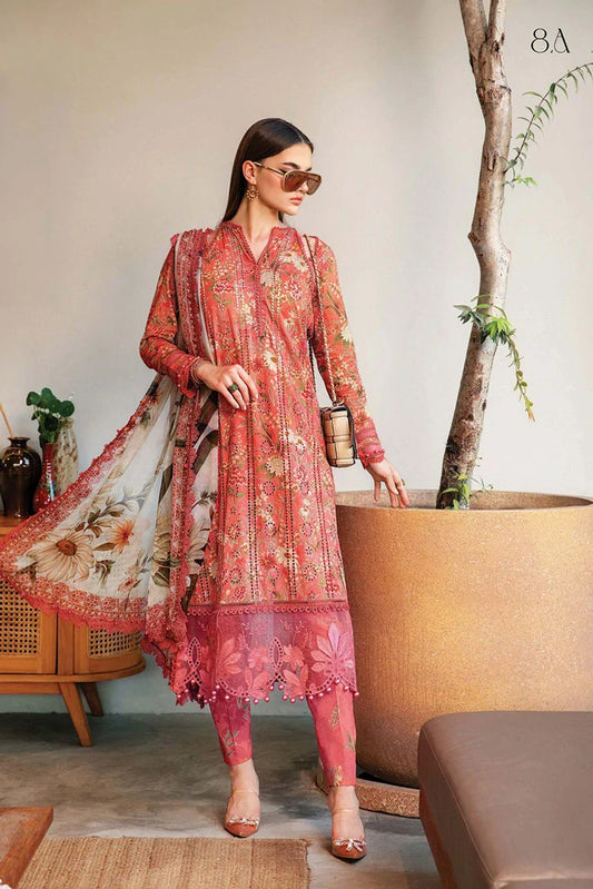 Picture of Maria B - M Prints Spring Summer - Design 8A - Unstitched - Available at Raja Sahib