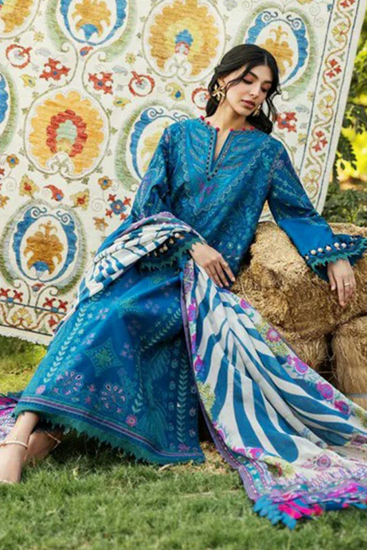 Picture of Sadaf Fawad Khan - Luxury Embroidered Lawn Collection - 6A LIANA - Unstitched - Available at Raja Sahib