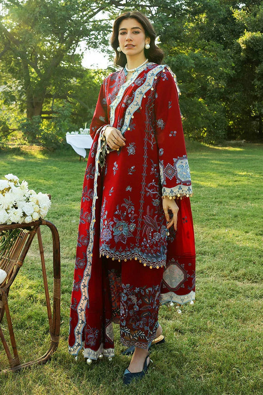 Picture of Sadaf Fawad Khan - Luxury Embroidered Lawn Collection - 8A KOI - Unstitched - Available at Raja Sahib