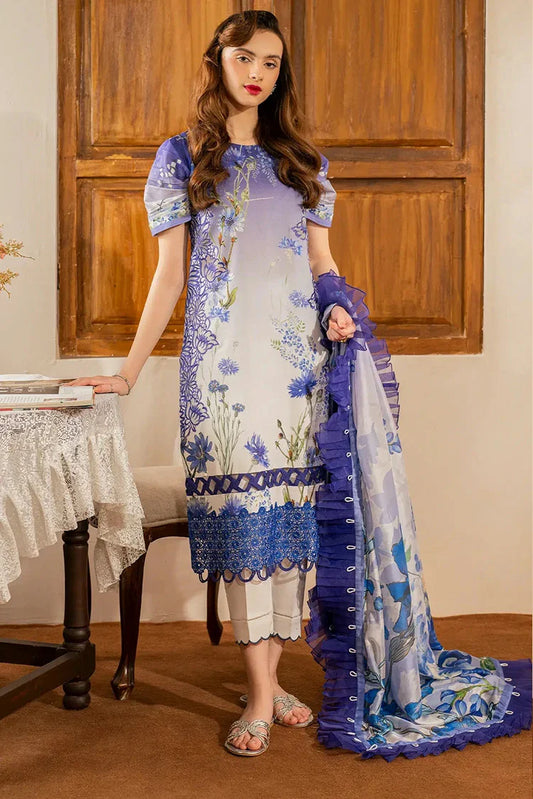 Picture of Asifa & Nabeel - Meraaki Spring Summer Collection Vol 1 - Jaamun (MVL25-06) - Unstitched - Available at Raja Sahib