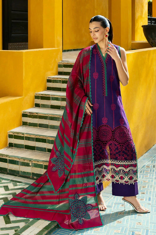 Picture of Zainab Chottani - Chikankari Collection - Zynah-1B - Unstitched - Available at Raja Sahib