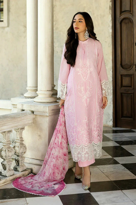 Picture of Zainab Chottani - Chikankari Collection - Liyah-7A - Unstitched - Available at Raja Sahib